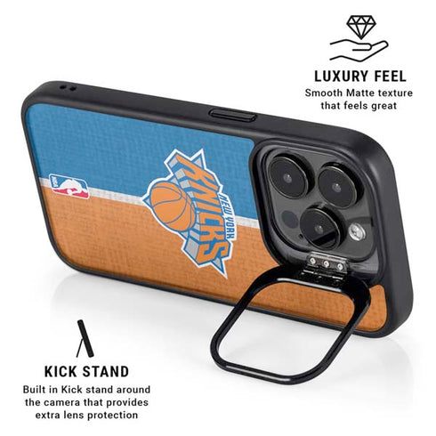 NBA New York Knicks Canvas iPhone 16 Pro Kickstand Case